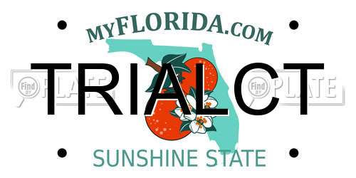 TRIALCT Florida License Plate