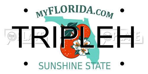 TRIPLEH Florida License Plate