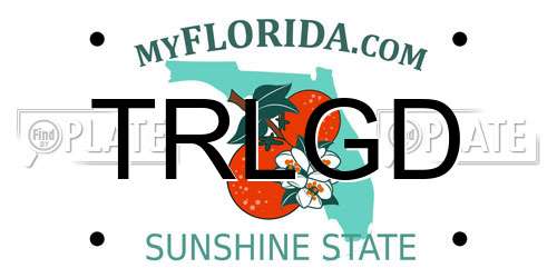 TRLGD Florida License Plate