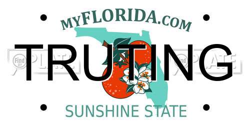 TRUTING Florida License Plate