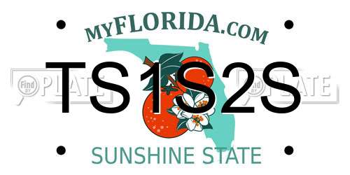 TS1S2S Florida License Plate