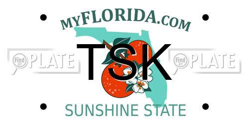 TSK Florida License Plate