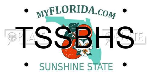 TSSBHS Florida License Plate
