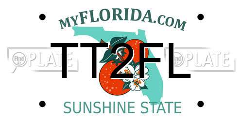 TT2FL Florida License Plate