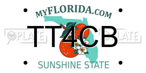 TT4CB Florida License Plate