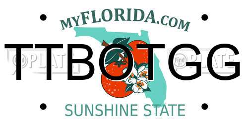 TTBOTGG Florida License Plate