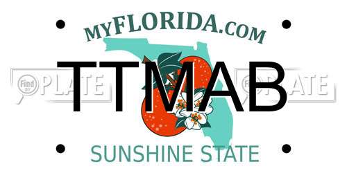 TTMAB Florida License Plate