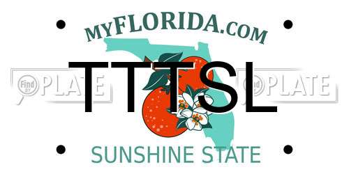 TTTSL Florida License Plate