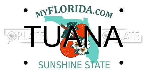 TUANA Florida License Plate
