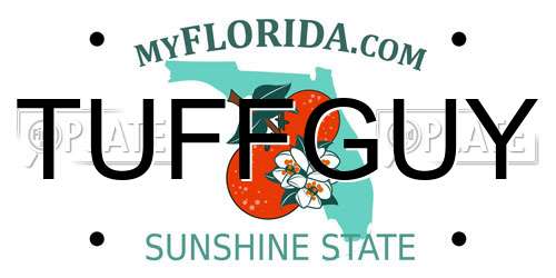 TUFFGUY Florida License Plate