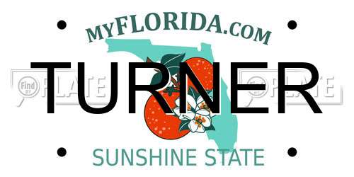 TURNER Florida License Plate