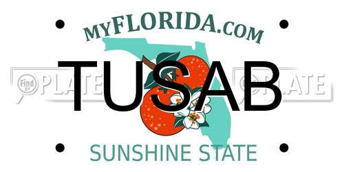TUSAB Florida License Plate