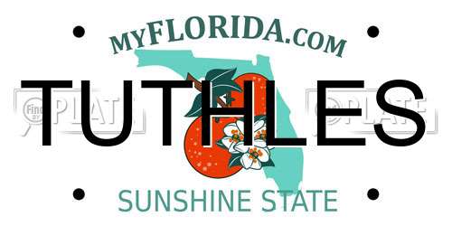 TUTHLES Florida License Plate
