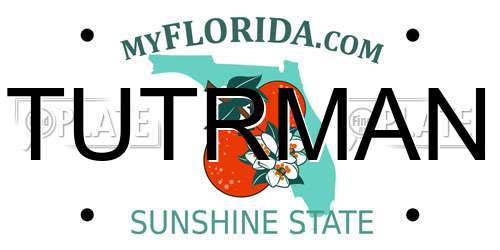 TUTRMAN Florida License Plate