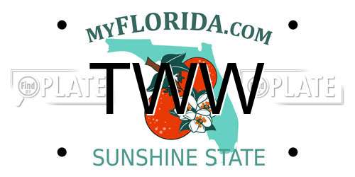 TWW Florida License Plate