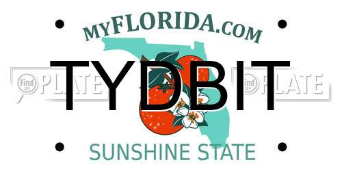TYDBIT Florida License Plate