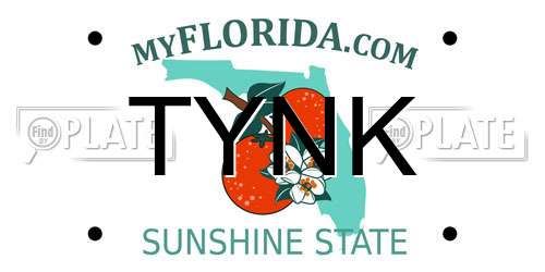 TYNK Florida License Plate