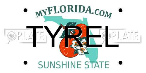 TYREL Florida License Plate