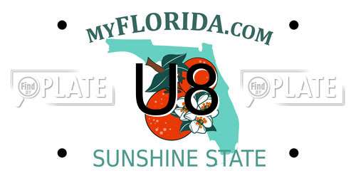 U8 Florida License Plate