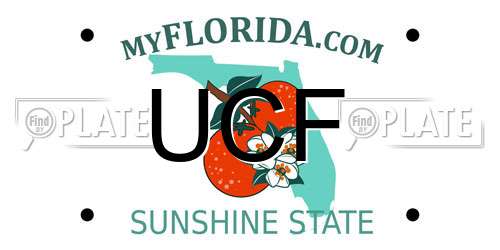 UCF Florida License Plate