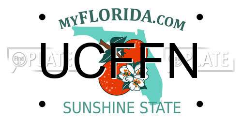 UCFFN Florida License Plate