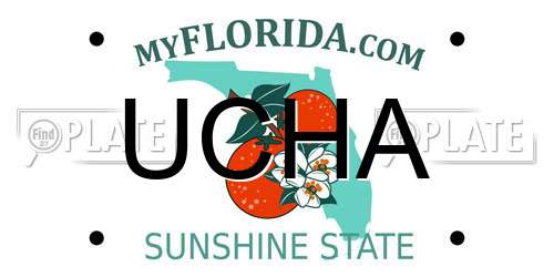 UCHA Florida License Plate