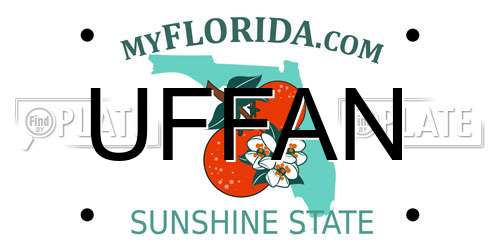 UFFAN Florida License Plate