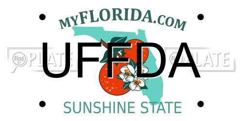 UFFDA Florida License Plate