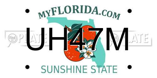 UH47M Florida License Plate