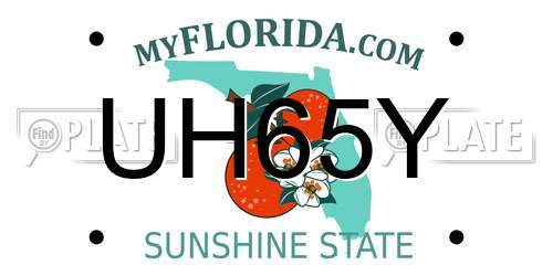 UH65Y Florida License Plate