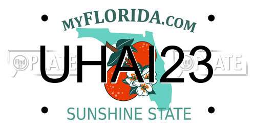 UHAI23 Florida License Plate