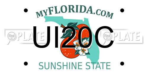 UI20C Florida License Plate