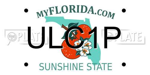 ULC1P Florida License Plate