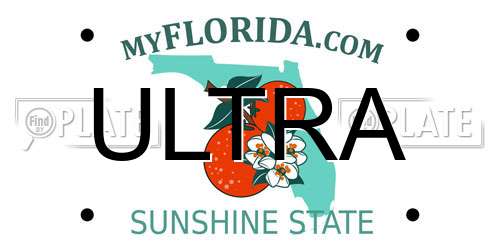 ULTRA Florida License Plate