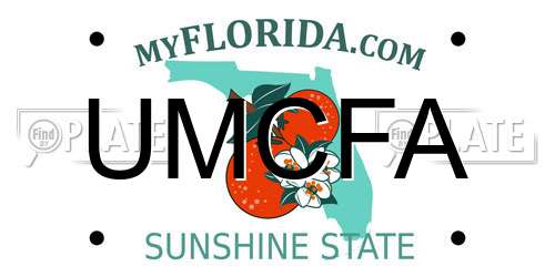 UMCFA Florida License Plate