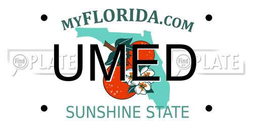 UMED Florida License Plate