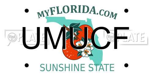 UMUCF Florida License Plate