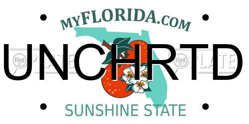 UNCHRTD Florida License Plate