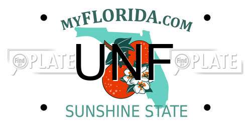 UNF Florida License Plate