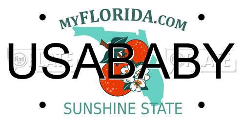 USABABY Florida License Plate