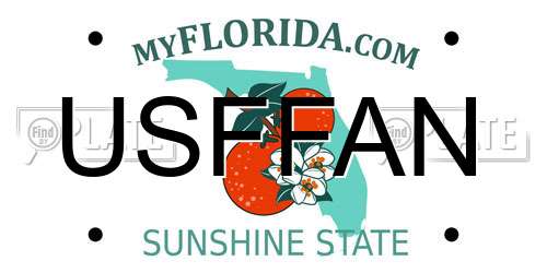 USFFAN Florida License Plate