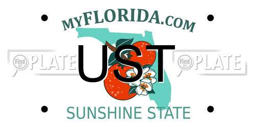 UST Florida License Plate
