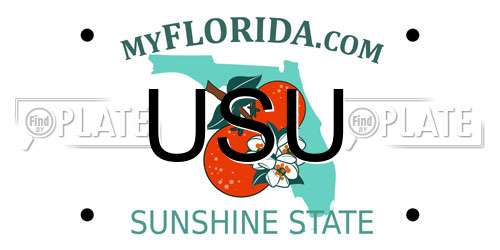 USU Florida License Plate