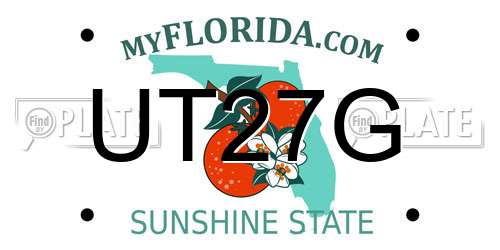 UT27G Florida License Plate