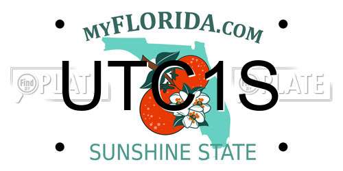 UTC1S Florida License Plate