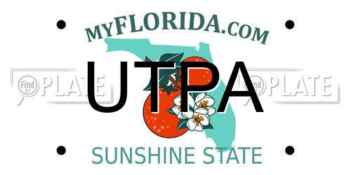 UTPA Florida License Plate