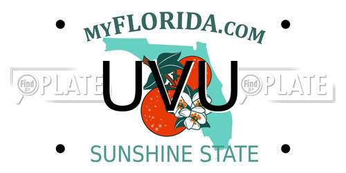 UVU Florida License Plate