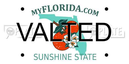 VALTED Florida License Plate