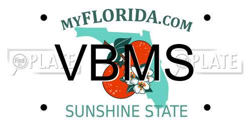 VBMS Florida License Plate