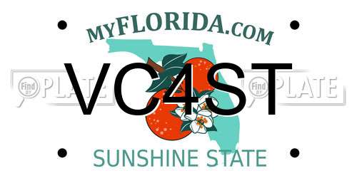 VC4ST Florida License Plate
